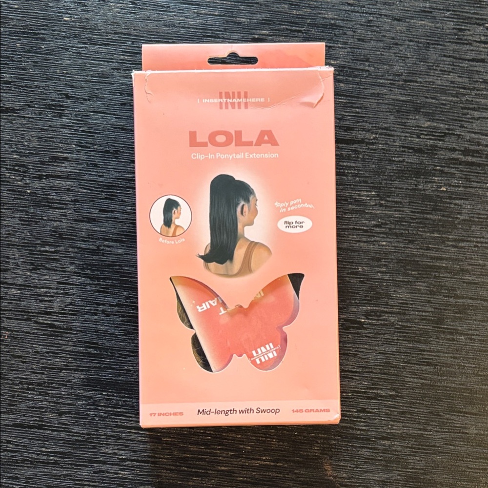 Lola Swoop Style Hair Extension in Coral